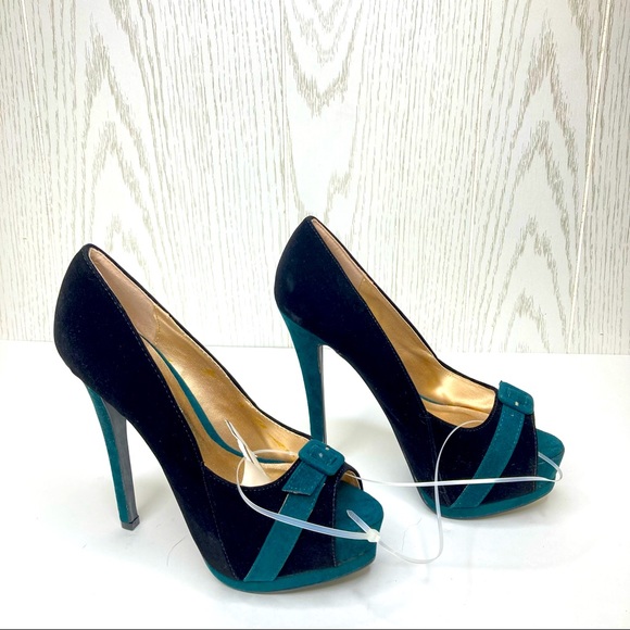 Qupid Open Toe Buckle Detail Stiletto Heels NEW - Picture 5 of 6